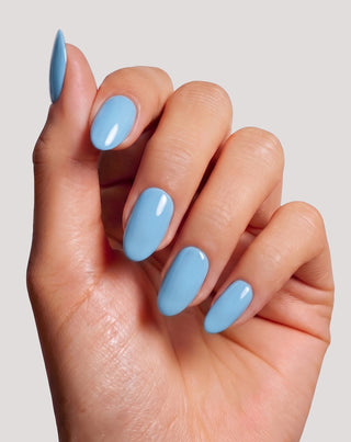 Vernis semi-permanent pour ongles UV/LED Ocean Blue 003 Nutridome - 2