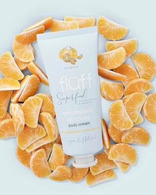 Crème corps anti-cellulite au beurre de karité au parfum de mandarine Fluff - 3