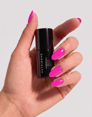 Vernis semi-permanent pour ongles UV/LED Pink Bloom 014 Nutridome - 5