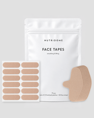 Bandes lissantes et liftantes pour le visage 75 pièces Nutridome