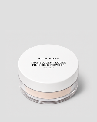 poudre libre transparente finition soyeuse Nutridome