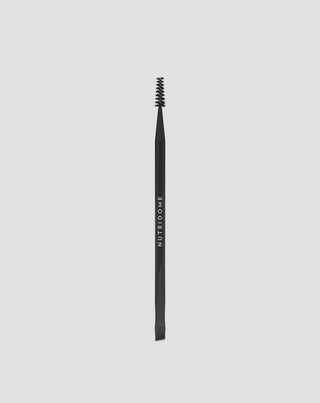 Brosse à sourcils Nutridome avec pointe inclinée et brosse pour peigner les poils - 1