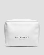 Trousse à cosmétiques spacieuse Nutridome en cuir écologique