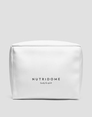 Trousse à cosmétiques spacieuse Nutridome en cuir écologique - 1