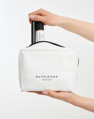Trousse à cosmétiques spacieuse Nutridome en cuir écologique - 2