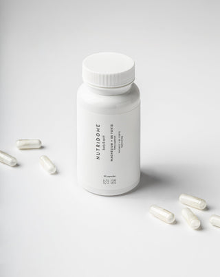 magnez + b6 forte comprimés contre les crampes des jambes, des mollets, la fatigue et le stress nutridome 60 capsules_1 - 2