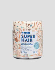 Gummies cheveux pour accélérer la croissance et améliorer la vitalité des cheveux super hair Oh!Tomi 60 pcs.