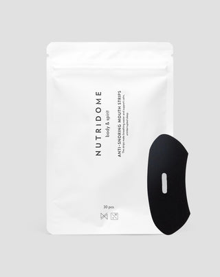 Nutridome patch à lèvres anti-ronflement en soie naturelle de bambou 30 pcs. - 1