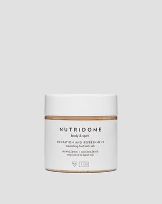 Sel de bain de pieds Nutridome avec 45% d'urée et d'eucalyptus - 1