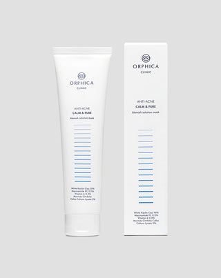 Masque purifiant et régénérant pour peau acnéique à l'argile blanche Anti-Acne Orphica Clinic 100 ml