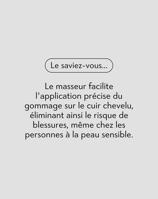 Coffret Twisty avec masseur en silicone + peeling enzymatique pour le nettoyage et la stimulation de la microcirculation du cuir chevelu - 3